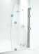 Coram Hinged Sail 1050mm Screen With Basket Chrome/plain Glass