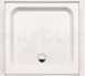 Coram 760x760 White 3 Upstand/1 Panel