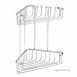 Stainless Steel Lg 2 Tier Corner Basket