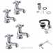 Deva Pbp01 Regency Bath Taps Pack Cp