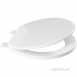 Deva Plastic Hinge Toilet Seat White