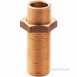 Deva 0.5 Inch Brass Straight Nipple/back Nut