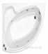 19-006r Dove Right Hand Cornr 5mm 6 Jet Chrome Plated W/pol