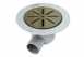 Horizontal Alum Shower Drain Ahs/sn