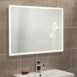 Vivid Single Door Lit Aluminium Cabinet