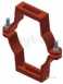 100mm Pipe Bracket Double Fixing Ef049
