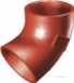 150mm X 45deg Short Radius Bend Ez002