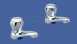 Sissons F1082 Fluted Basin Taps Pair