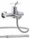 4.1351 Flame Deck/w/m Basin Shower Mixer
