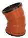 110mm 30deg Double Socket Pvc Bend