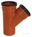 110mm 45deg D/socket Equal Y Pvc Junctn
