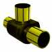 Gps Black Pe100 Sdr21 Secura Tee Ppd 500