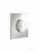 Skate Air Wc Single Flush Wall Plate Matt Chrome 38564p00