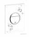 Nova 38847 Cosmo Circles Cp/white 38847li0