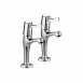 Bristan Value Lever High Neck Pillar Taps Chrome Val2 Hnk C Cd