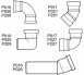 40mm X 135deg Swept Bend P021-g Gp021
