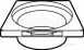Bottle Gully Square Top Adaptor Ds54