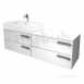 Ideal Standard Strada 1400 Combi 4dwr Left Hand And Wtop Gls Wh K2461wg