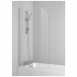 Connect T9924 Radius 80 Bath Screen Sil/clr T9924eo