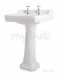 Ideal Standard Waverly Edwardian Basin 610 Two Tap Holes White U347501