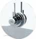 Axor Starck Hose Wall Support Clear/cp