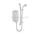 Coram Gl Tube Shower Panel Straight Brace 900mm Chrome/satin