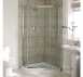 Coram Curved Screen/panel 1050mm Whi/pglass 2 Pack Combined Price