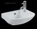 27.0381 Kompact Cloakroom Basin One Tap Hole Right Hand Wh