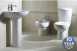 Laguna Pre Installed Cistern Push Buttn Wh