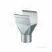 Rect Water Outlet 136mm 136-100mm Galv