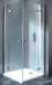 Gb Sliding Door 1200mm Plain Glass Chr