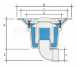40mm Horizontal Shower Outlet S/f Df215