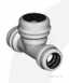 Equator Red Tee 22mm X22mm X 28mm Ebet28