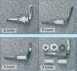 E-type Chrome Front Cistern Lever Assembly