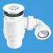 1.5 Inch X 3 Inch Seal Shower Trap Plus Waste Stw11-r-wh