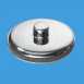 1.25 Inch Chrome Plated Plastic Plug And Rubber Seal Cp1