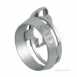 Aqualisa 214028 Satin Chrome Off/on Graphic Ring For Opto Thermo Valves