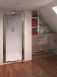 Fen1126aqu White Aqua 4 Clear Glass Pivot Shower Door 1850x760mm