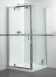 Fen0896aqu Polished Silver Shine Clear Glass Pivot Shower Door 1850x800mm