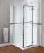 Fen1003aqu Polished Silver Shine Xtra Clear Glass Shower Side Panel 1850x800mm