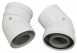 Ariston 3318076 Na Coaxial 45 Degree Elbow 2 Pack