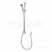 Ideal Standard B9306aa Chrome Armaglide 2 Shower Kit With Handset 900mm Rail 1750mm Hose