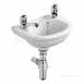 Armitage Shanks S270801 White Sandringham 350mm Two Tap Hole Wash Basin