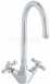 Astracast Tp0032 Chrome Bentley Double Handle Monobloc Kitchen Mixer Tap