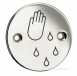 Bristan Asp-cp Polished Chrome Pulse 8 Pulse 8 Touch Free Automatic Shower Plate