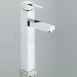 Bristan Qd Tbas C Polished Chrome Quadrato Quadrato Tall Deck Mount Bath Filler 285mm