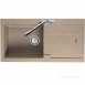 Champagne Bali Reversible Kitchen Sink With Large Single Bowl And Drainer