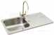 Cuba Reversible Kitchen Sink With Large Square Bowl And Drainer