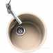 Carron Phoenix Rdgsbwchx4kca Champagne Rondel Large Round Kitchen Sink With Single Bowl