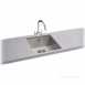 Carron Phoenix 122.0155.130 Ss Tetra Kitchen Sink With Deep Single Bowl 410x460mm